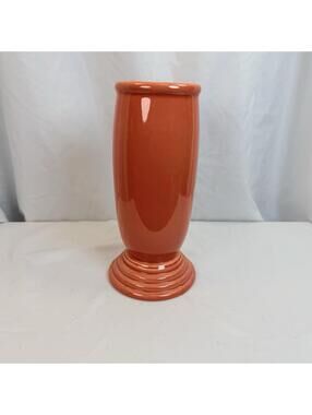 Fiestaware HLC Millenium III Vase Beautiful Persimmon Retired